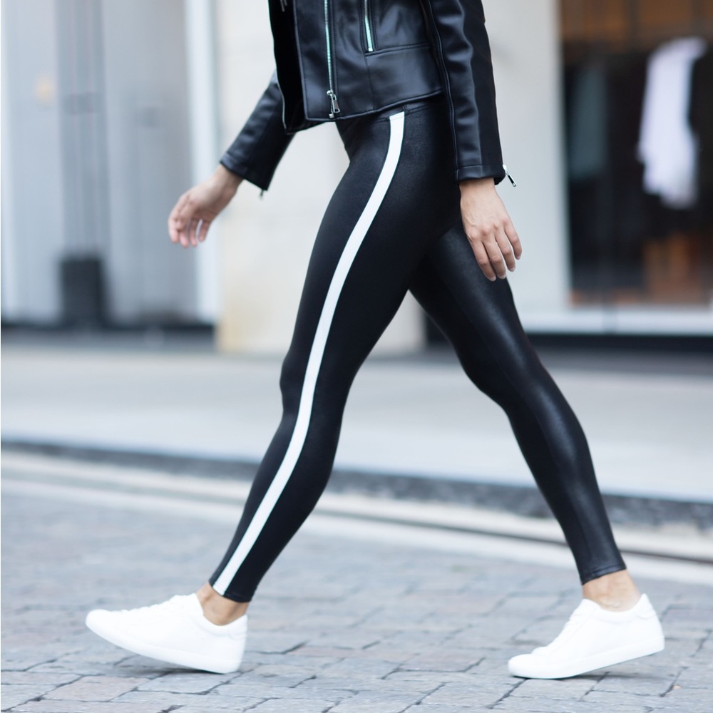 NWT Faux Leather Spanx Leggings